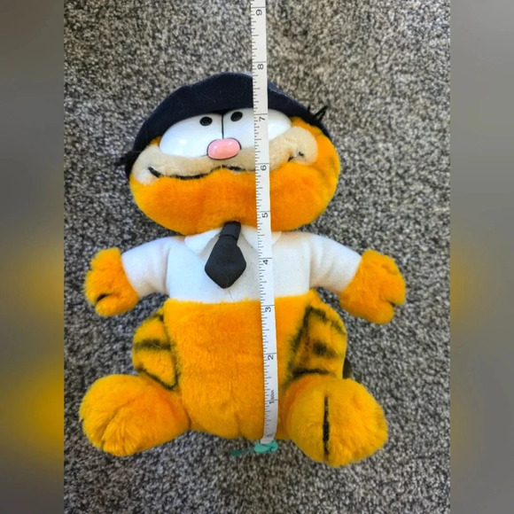 Garfield British Police Officer Bobby Stuffed Animal Plush 1981 80's Vintage 10" - Picture 5 of 7